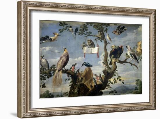 Concert of the Birds, 1629-1630, Flemish School-Frans Snyders-Framed Giclee Print