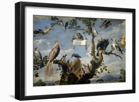 Concert of the Birds, 1629-1630, Flemish School-Frans Snyders-Framed Giclee Print