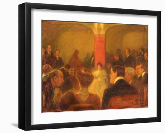 Concert of Wanda Landowska, 1907-Leonid Osipovich Pasternak-Framed Giclee Print