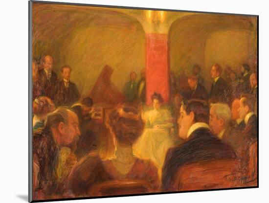 Concert of Wanda Landowska, 1907-Leonid Osipovich Pasternak-Mounted Giclee Print