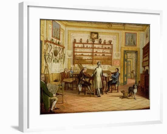 Concert Party at the Neopolitan Residence of Kenneth Mackenzie (1744-81) 1st Earl of Seaforth-Pietro Fabris-Framed Giclee Print