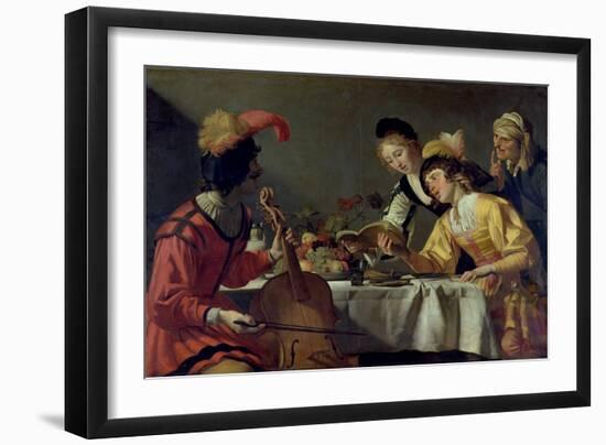 Concert-Gerrit van Honthorst-Framed Giclee Print