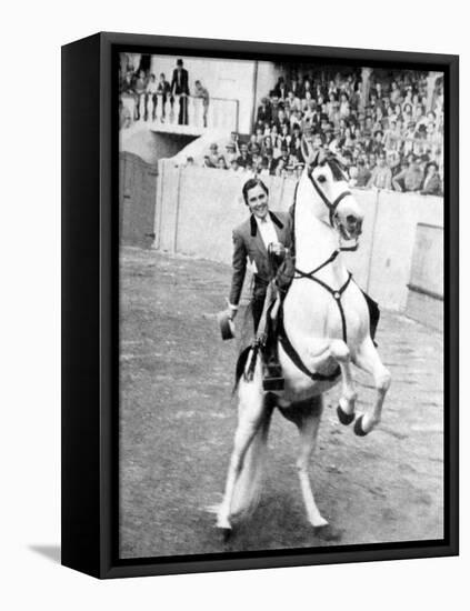 Conchita Cintron (1922-2009) Aka La Diosa Rubia, Peruvian Matador, Here in Madrid, 1962-null-Framed Stretched Canvas