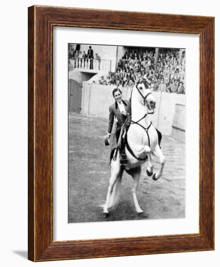 Conchita Cintron (1922-2009) Aka La Diosa Rubia, Peruvian Matador, Here in Madrid, 1962-null-Framed Photo