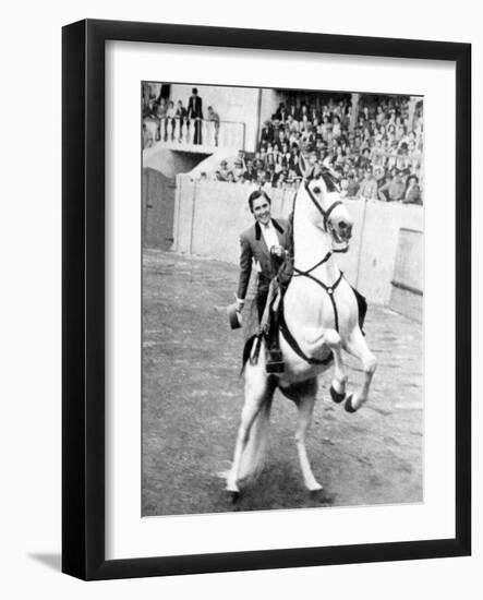 Conchita Cintron (1922-2009) Aka La Diosa Rubia, Peruvian Matador, Here in Madrid, 1962-null-Framed Photo