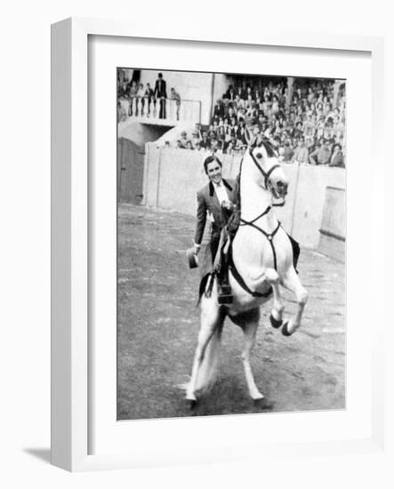 Conchita Cintron (1922-2009) Aka La Diosa Rubia, Peruvian Matador, Here in Madrid, 1962-null-Framed Photo