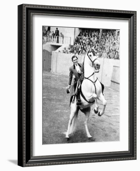 Conchita Cintron (1922-2009) Aka La Diosa Rubia, Peruvian Matador, Here in Madrid, 1962-null-Framed Photo