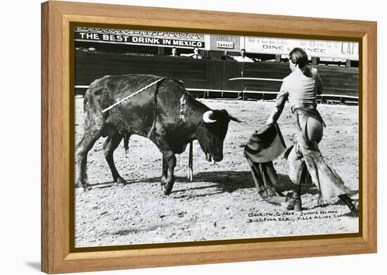 Conchita Cintron Killing Bull-null-Framed Stretched Canvas