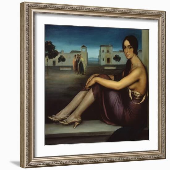 Conchita Torres, 1919-1920-Julio Romero de Torres-Framed Giclee Print