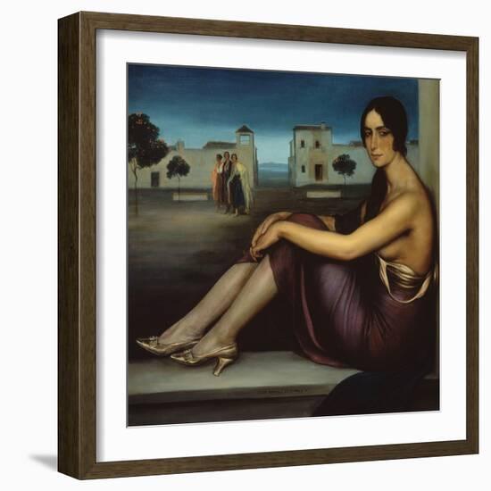 Conchita Torres, 1919-1920-Julio Romero de Torres-Framed Giclee Print