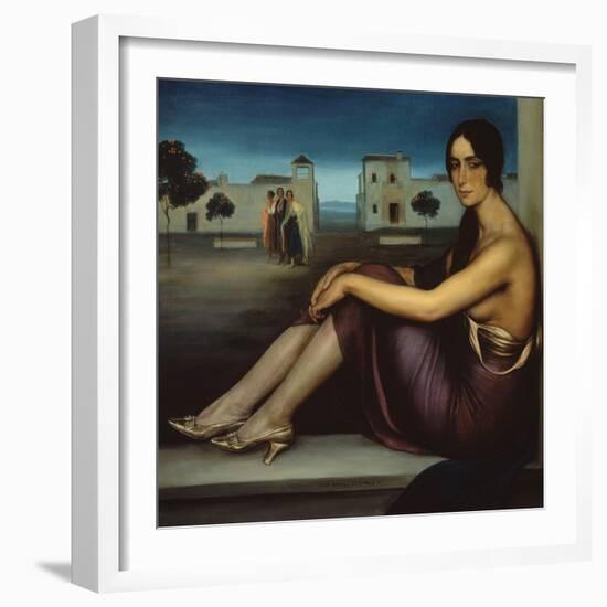 Conchita Torres, 1919-1920-Julio Romero de Torres-Framed Giclee Print