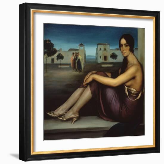 Conchita Torres, 1919-1920-Julio Romero de Torres-Framed Giclee Print