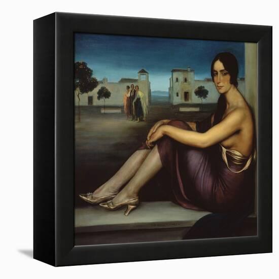 Conchita Torres, 1919-1920-Julio Romero de Torres-Framed Premier Image Canvas