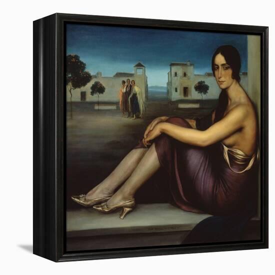 Conchita Torres, 1919-1920-Julio Romero de Torres-Framed Premier Image Canvas