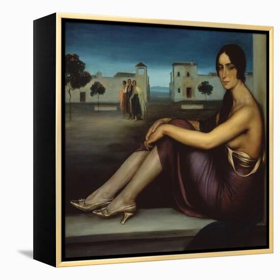 Conchita Torres, 1919-1920-Julio Romero de Torres-Framed Premier Image Canvas