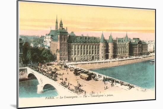 Conciergerie Prison, Paris-null-Mounted Art Print