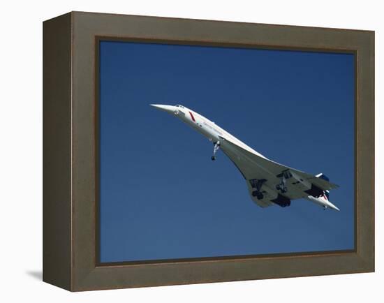 Concorde in Flight-Ian Griffiths-Framed Premier Image Canvas