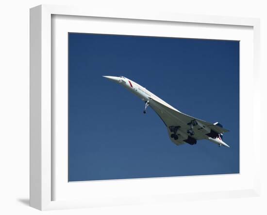 Concorde in Flight-Ian Griffiths-Framed Photographic Print