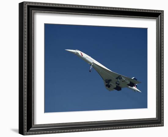 Concorde in Flight-Ian Griffiths-Framed Photographic Print