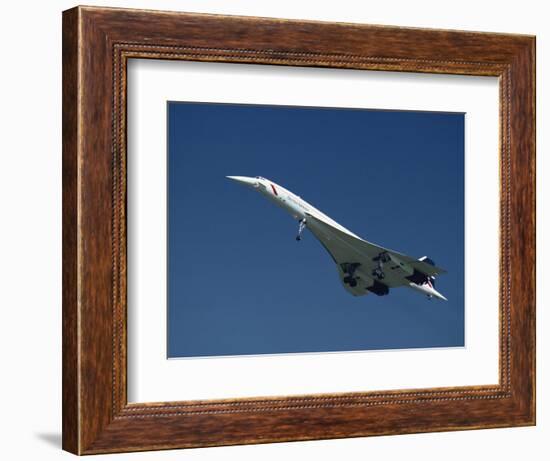 Concorde in Flight-Ian Griffiths-Framed Photographic Print