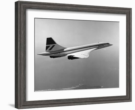 Concorde in Service-null-Framed Photographic Print