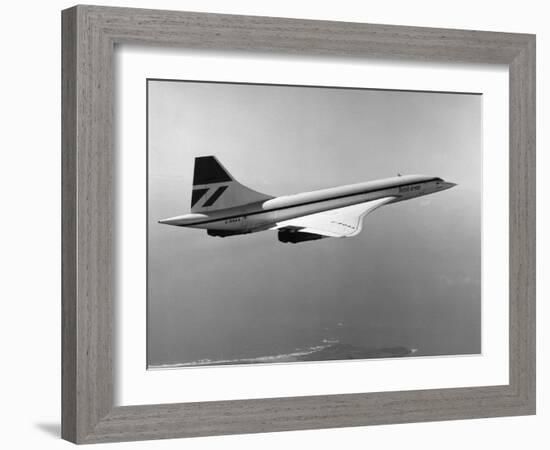 Concorde in Service-null-Framed Photographic Print