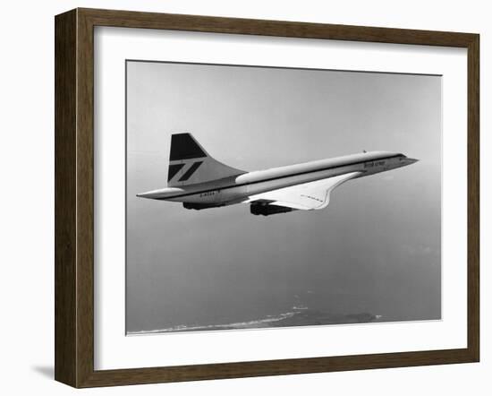 Concorde in Service-null-Framed Photographic Print