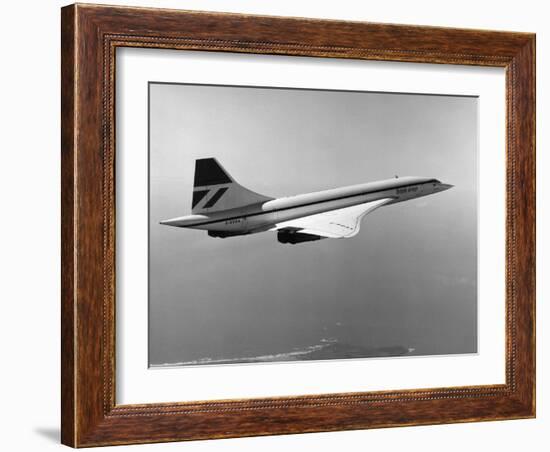 Concorde in Service-null-Framed Photographic Print