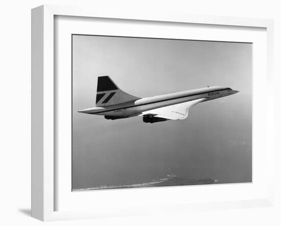 Concorde in Service-null-Framed Photographic Print