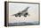 Concorde Supersonic Airliner Landing at Airport-null-Framed Premier Image Canvas