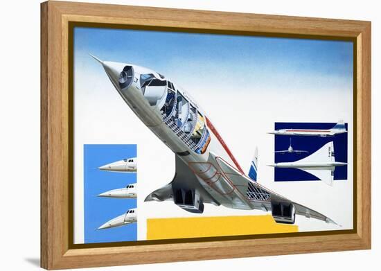 Concorde-Wilf Hardy-Framed Premier Image Canvas