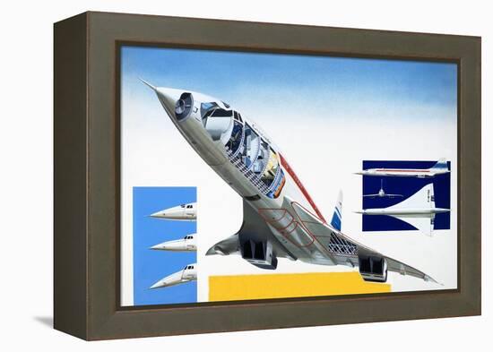Concorde-Wilf Hardy-Framed Premier Image Canvas