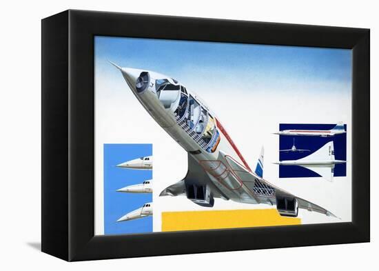 Concorde-Wilf Hardy-Framed Premier Image Canvas