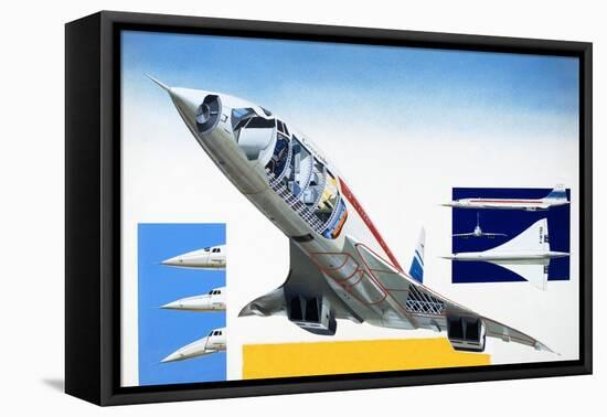 Concorde-Wilf Hardy-Framed Premier Image Canvas