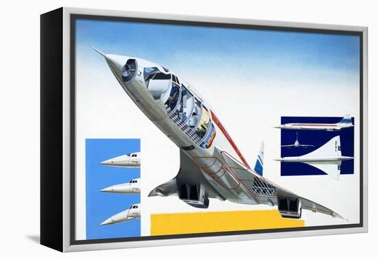 Concorde-Wilf Hardy-Framed Premier Image Canvas