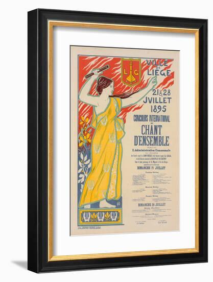 Concours de Chant d'Esnsemble-null-Framed Art Print