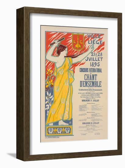 Concours de Chant d'Esnsemble-null-Framed Art Print