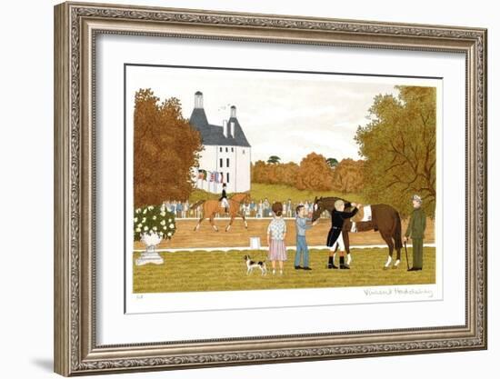 Concours hippique-Vincent Haddelsey-Framed Collectable Print