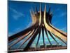 Concrete Framework for Conical Roman Catholic Cathedral Designed by Architect Oscar Niemeyer-Dmitri Kessel-Mounted Photographic Print