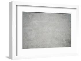 Concrete grey wall with structure and inclusions as a background-Axel Killian-Framed Photographic Print
