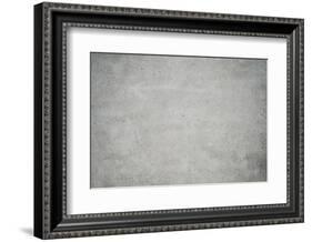 Concrete grey wall with structure and inclusions as a background-Axel Killian-Framed Photographic Print