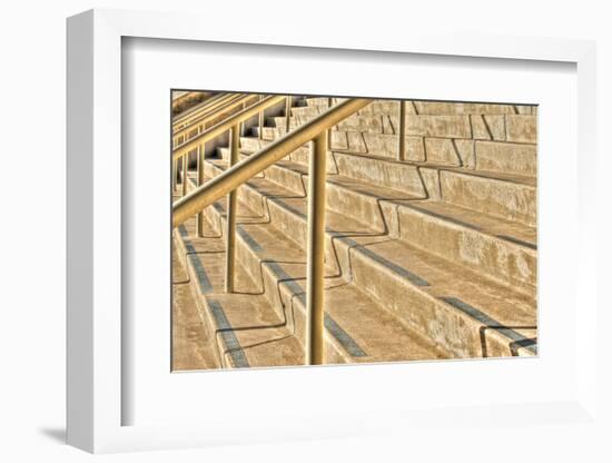 Concrete Stairs Along the Embarcadero, San Diego, California-Rona Schwarz-Framed Photographic Print