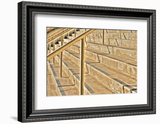 Concrete Stairs Along the Embarcadero, San Diego, California-Rona Schwarz-Framed Photographic Print