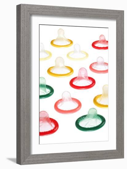 Condoms-Science Photo Library-Framed Photographic Print