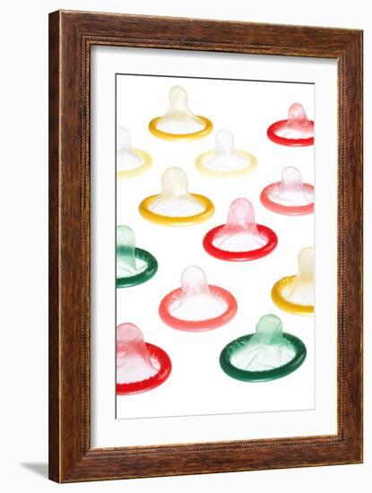 Condoms-Science Photo Library-Framed Photographic Print