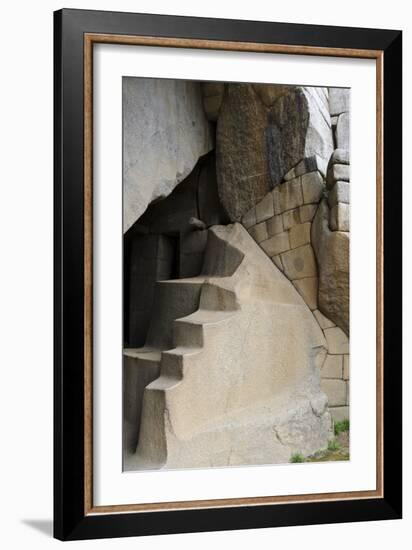 Condor Temple, Machu Picchu, Peru-Matthew Oldfield-Framed Photographic Print