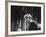 Conductor Leonard Bernstein Conducting the New York Philharmonic-Ralph Morse-Framed Premium Photographic Print