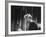 Conductor Leonard Bernstein Conducting the New York Philharmonic-Ralph Morse-Framed Premium Photographic Print