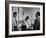 Conductor Leonard Bernstein, Jerome Robbins and Stephen Sondheim Discussing "West Side Story"-Alfred Eisenstaedt-Framed Premium Photographic Print