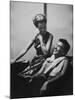 Conductor Leonard Bernstein Sitting with His Wife-Gordon Parks-Mounted Premium Photographic Print